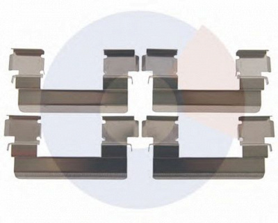 CARRAB BRAKE PARTS 2513 -  Комплектующие, колодки дискового тормоза